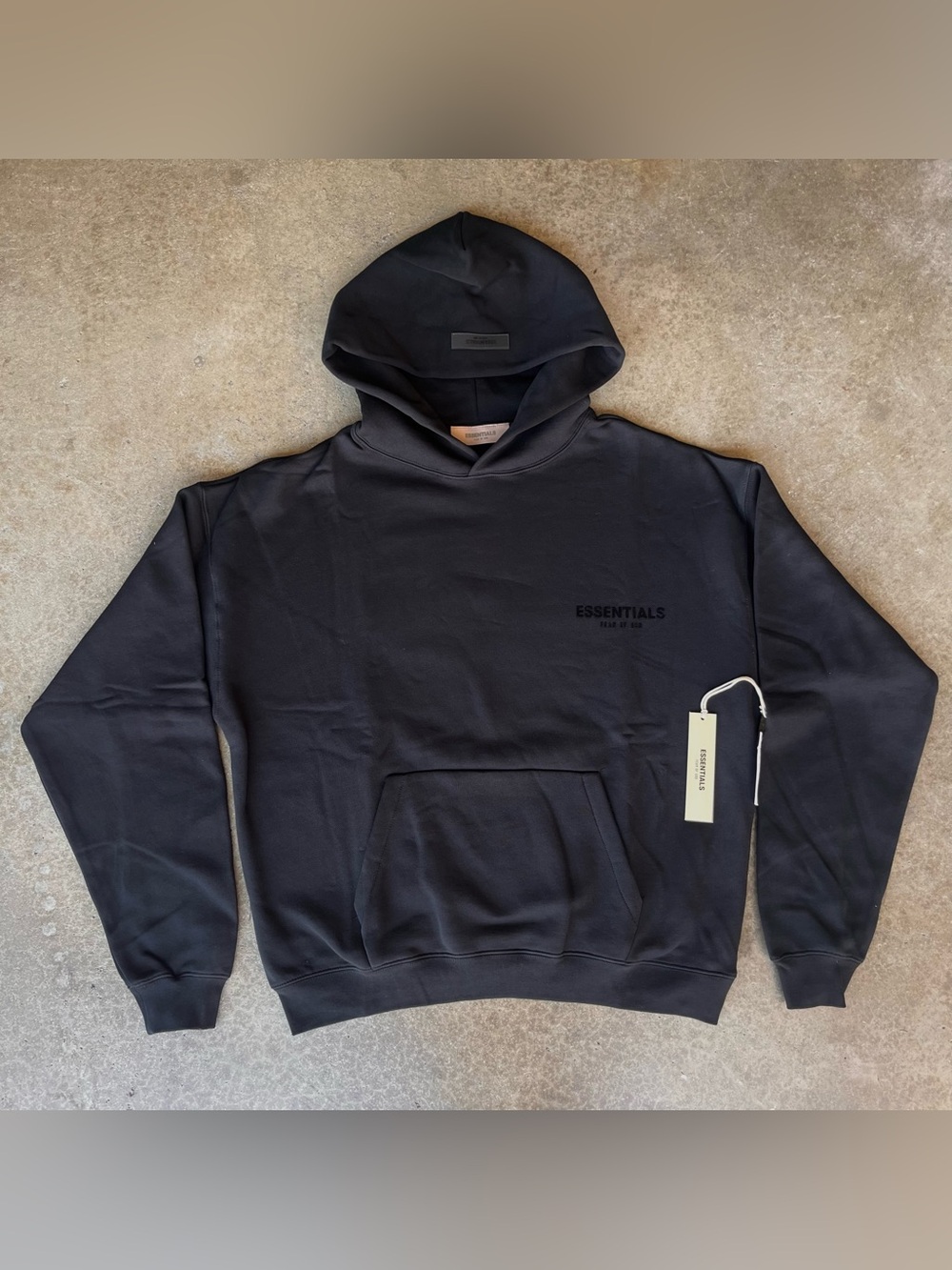 Fear of God Essentials SS22 Black Hoodie